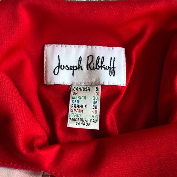 COPY - JOSEPH RIBKOFF ABSTRACT  DRESS SIZE 8 - Picture 6 of 8